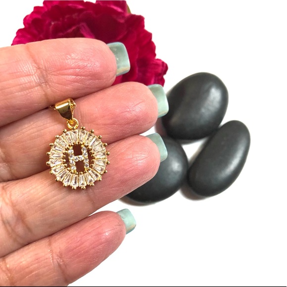 Initial H Necklace, Letter H, Personalized H, Boho - Picture 2 of 9